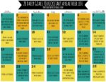 28 Daily Goals to Kickstart a Healthier Life