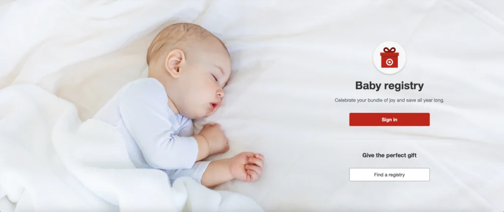 View target hot sale baby registry