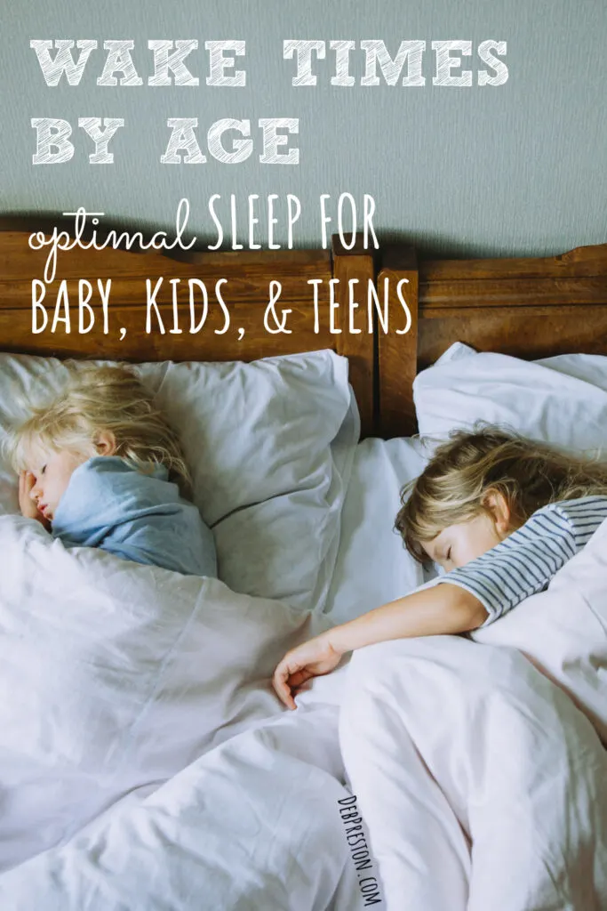 Wake Times by Age | Optimal Sleep For Baby, Kids, & Teens