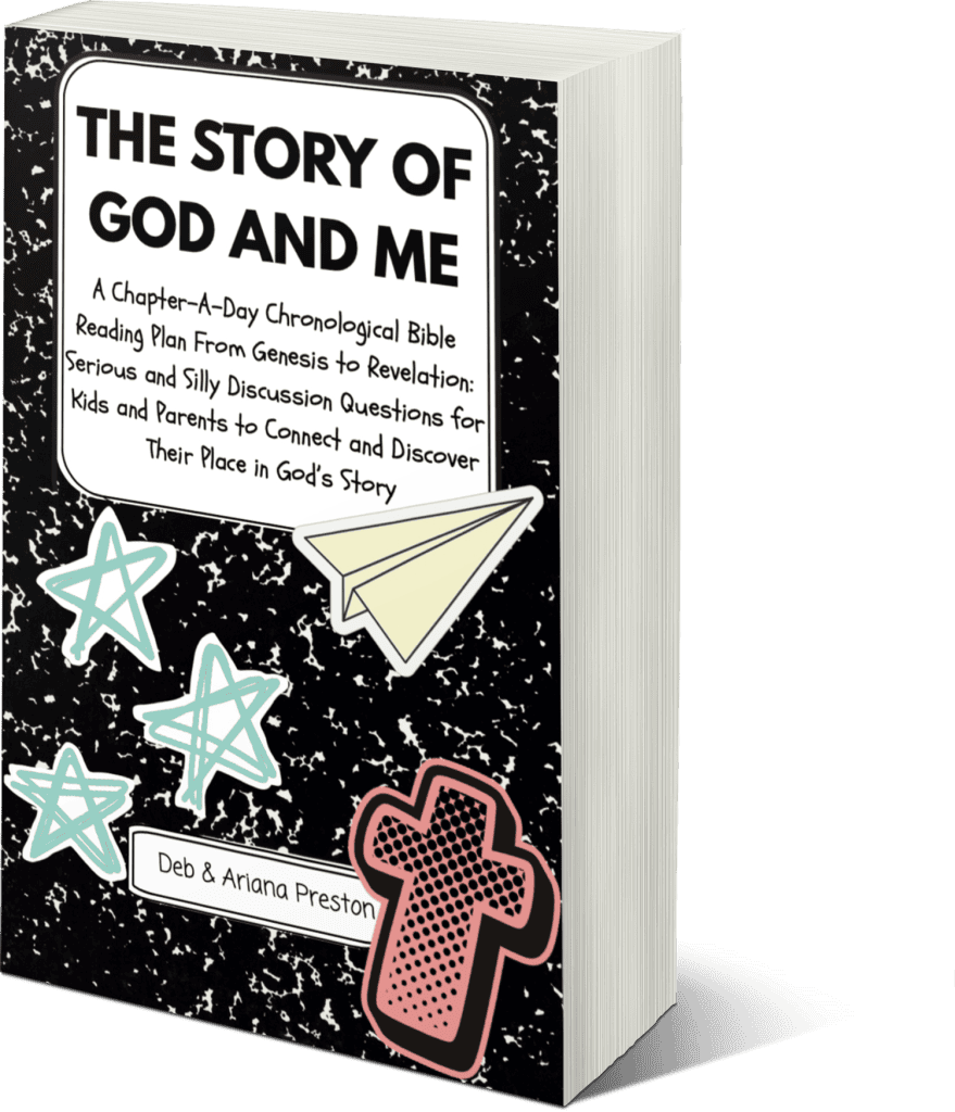 The Story of God and Me: A Chapter-A-Day Chronological Bible Reading Plan From Genesis to Revelation: Serious and Silly Discussion Questions for Kids ... and Discover Their Place in God’s Story