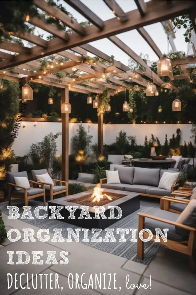 Backyard Organization Ideas | Declutter, Organize, LOVE!