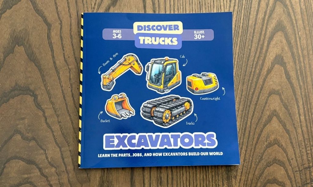 Children's Book Review | Discover Trucks: Excavators (+ Author Interview!)