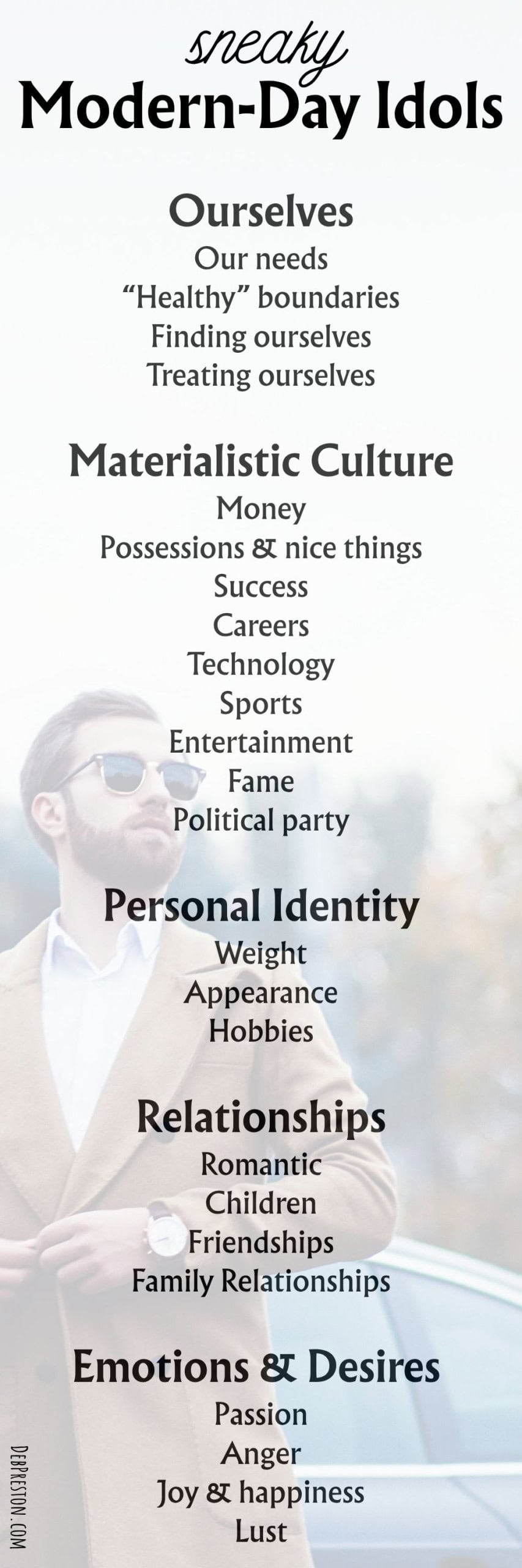 Modern Day Idolatry | 20 Sneaky Idols We Worship